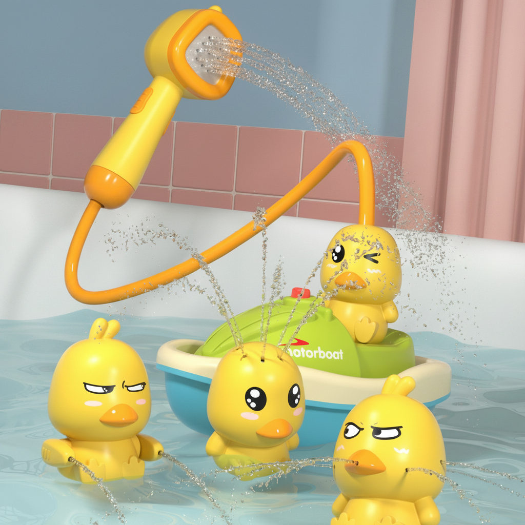 Interactive Bath Playset for Infants