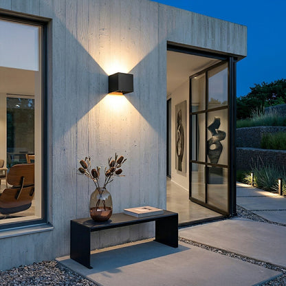 Waterproof Adjustable Up And Down LED Lighting Exterior Porch Lights