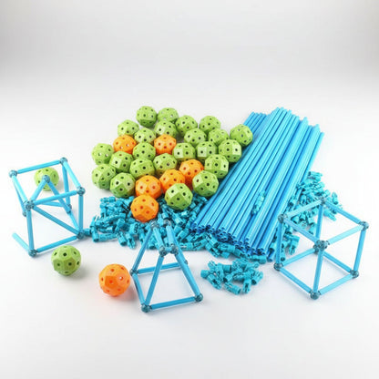 Kids' Building & Tent Construction Set