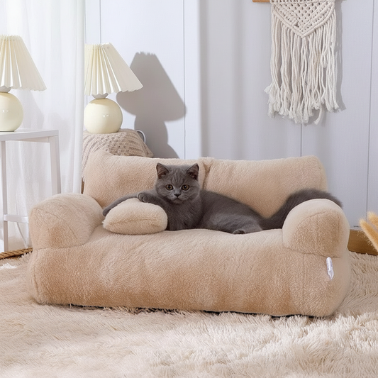 Calming Soft Pet Sofa & Cat Couch