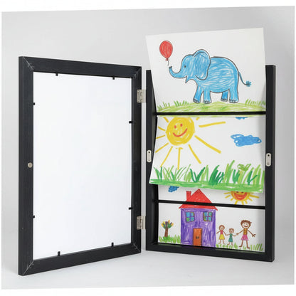 Wall-Mounted Kids' Art Display Frame