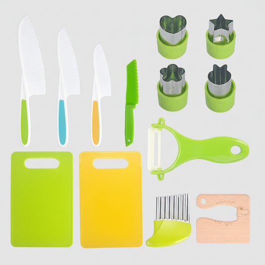 Kids' Pretend Kitchen Cutting Playset