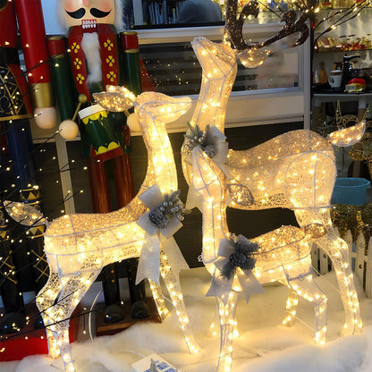 Christmas Elk Plug In Luminous Decor Light Ornaments