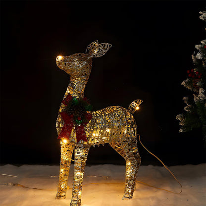 Christmas Elk Plug In Luminous Decor Light Ornaments