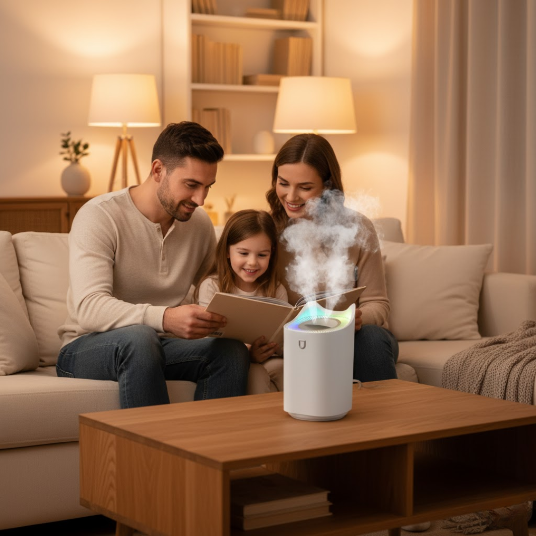 Ultrasonic Cool Mist Bedroom Humidifier