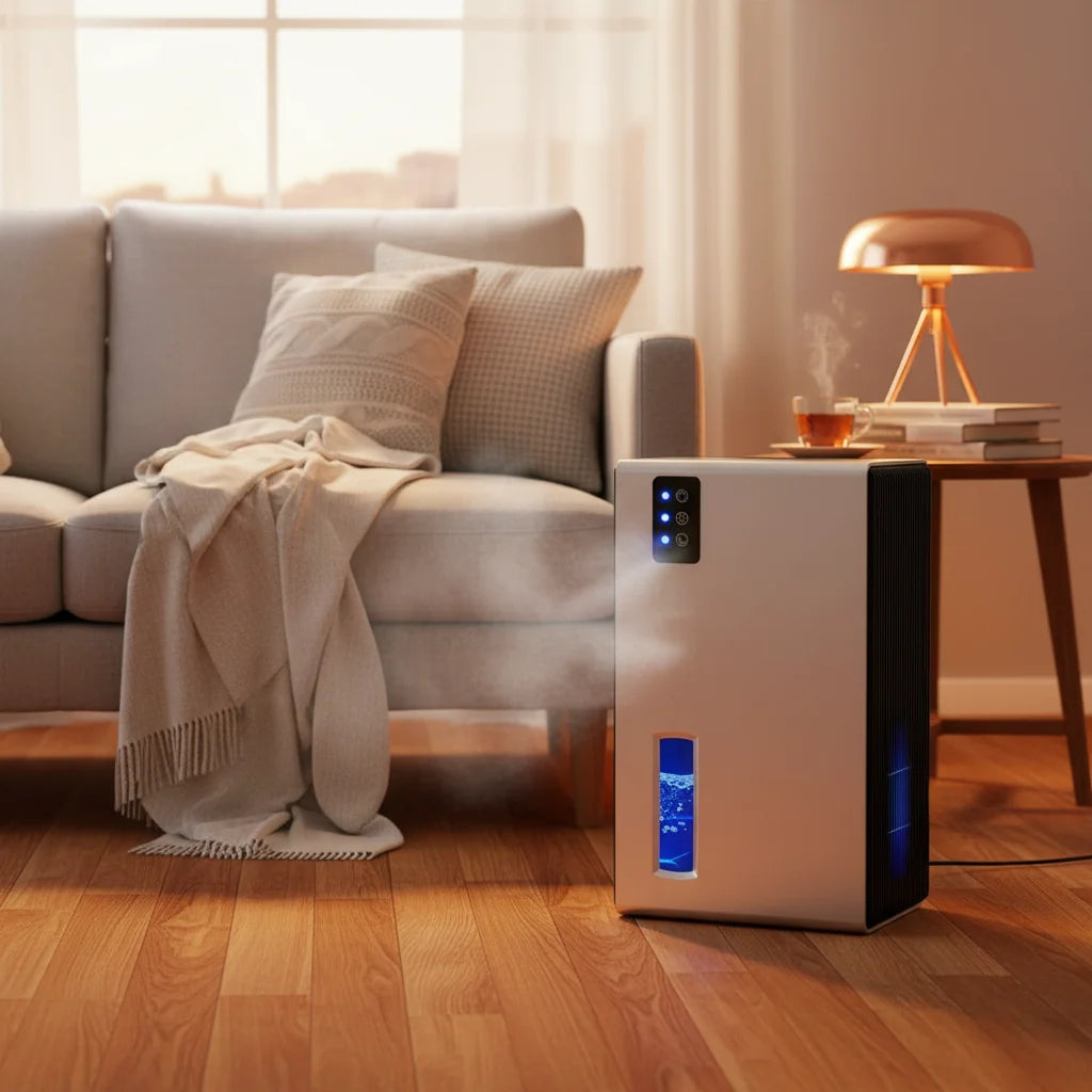 Compact Digital Basement Dehumidifier