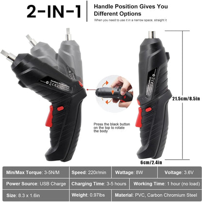 Compact Cordless Drill & Screwdriver