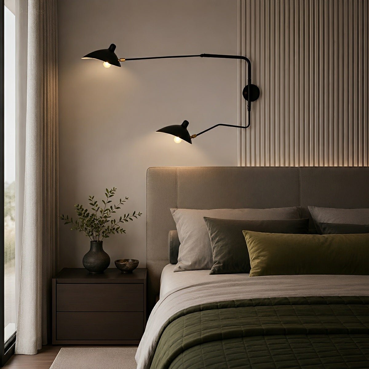Creative Adjustable Iron Industrial Swing Arm Wall Lamp Wall Sconce Lighting