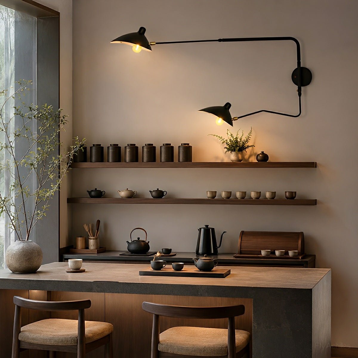 Creative Adjustable Iron Industrial Swing Arm Wall Lamp Wall Sconce Lighting