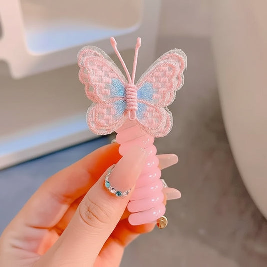 Butterfly Spiral Hair Ties Set