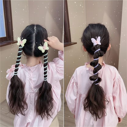 Butterfly Spiral Hair Ties Set