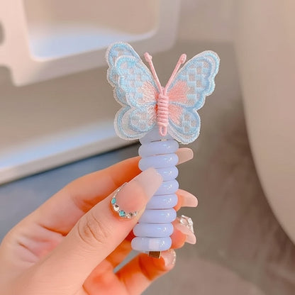 Butterfly Spiral Hair Ties Set