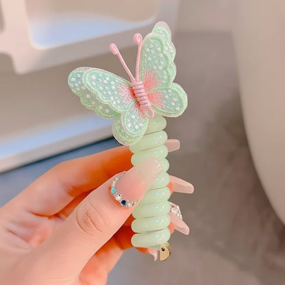 Butterfly Spiral Hair Ties Set