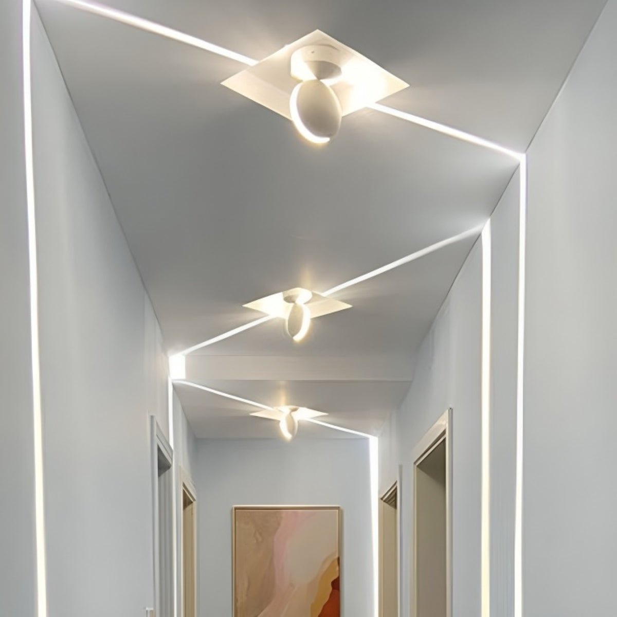 Cyberpunk Hallway LED Wall Light Beam Spot Light