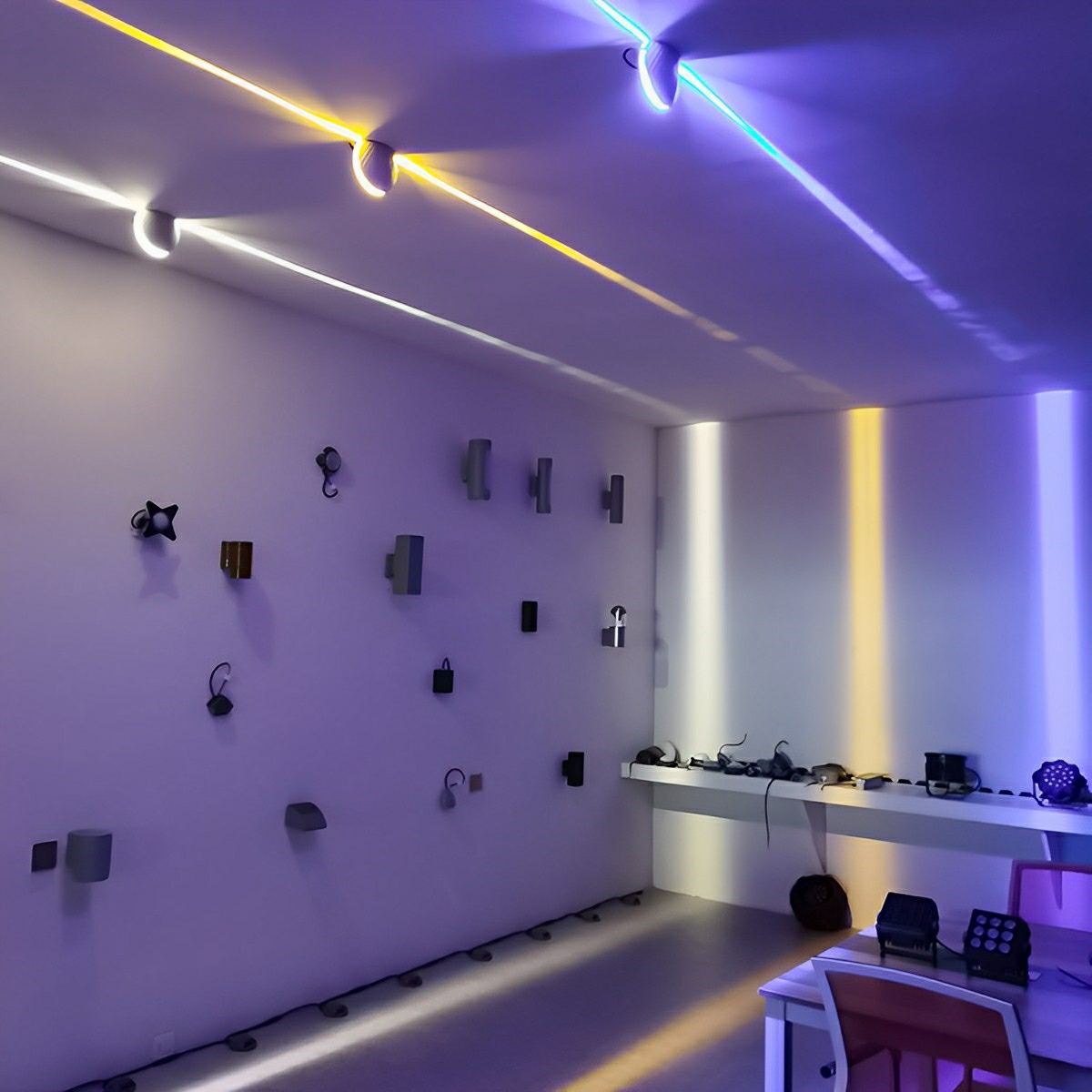Cyberpunk LED Wall Light Beam Light