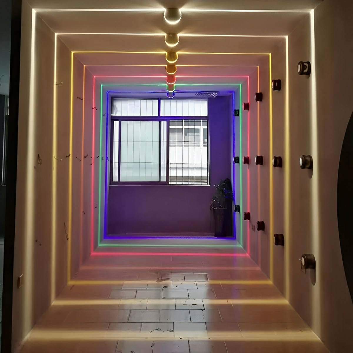 Cyberpunk LED Wall Light Beam Light