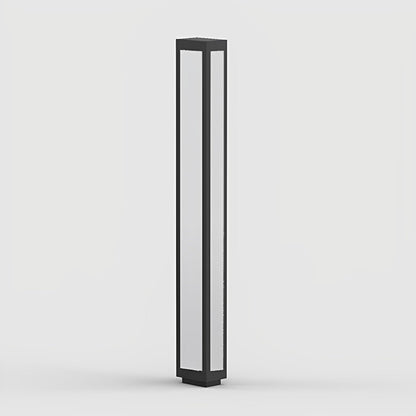 Waterproof LED Black Modern Outdoor Column Light