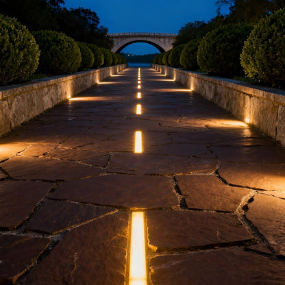 DC24V Low Voltage Waterproof Outdoor Recessed LED In Ground Lights  Stainless Steel