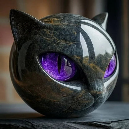Modern Cat Sculpture Home Accent