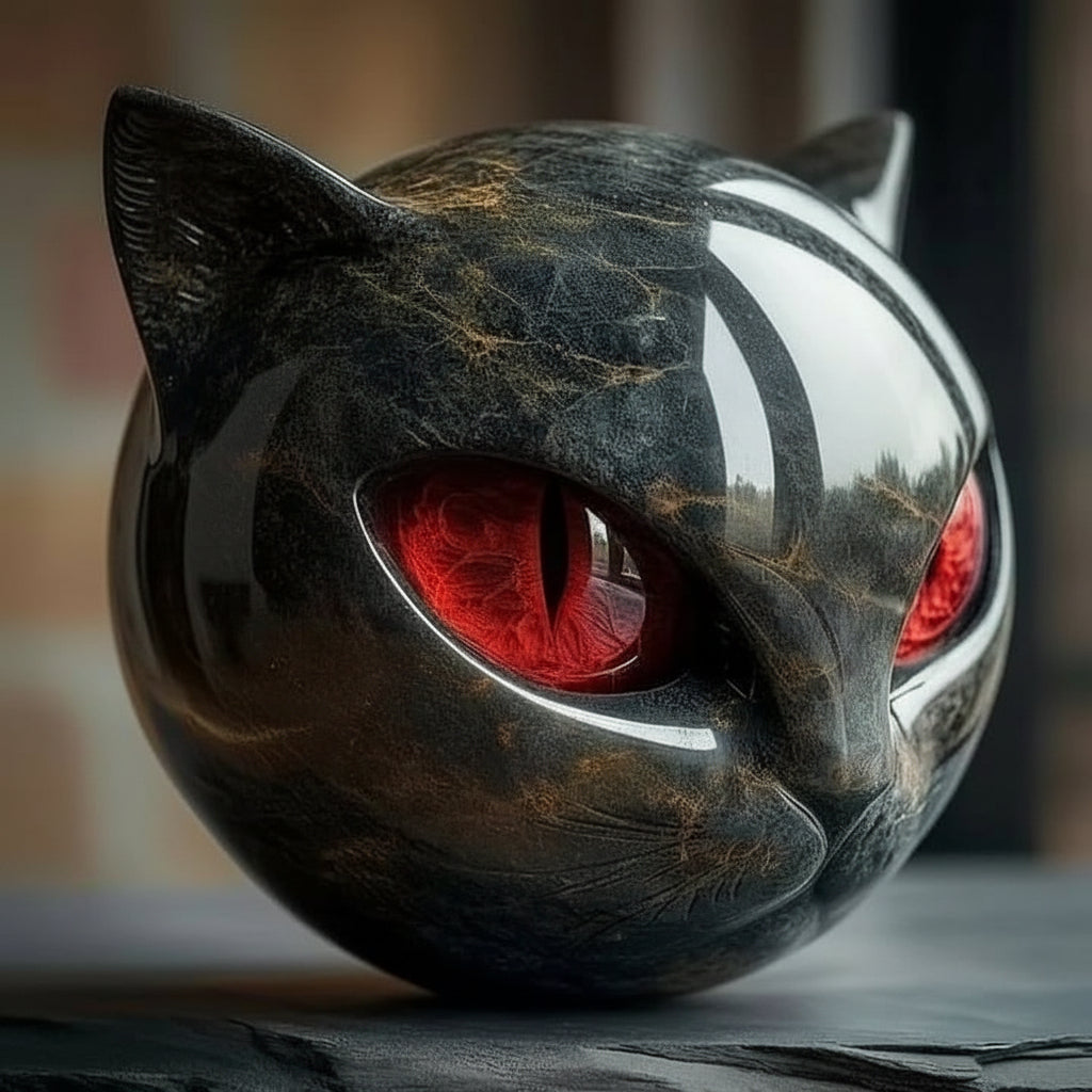Modern Cat Sculpture Home Accent