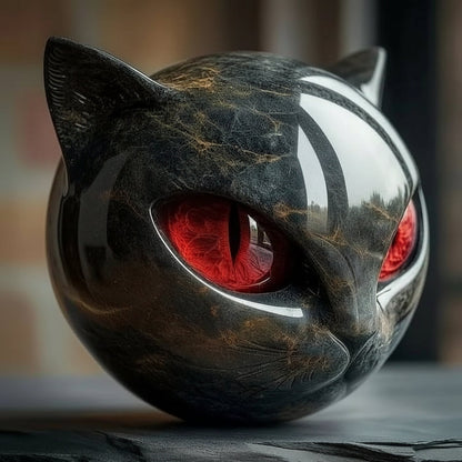 Modern Cat Sculpture Home Accent