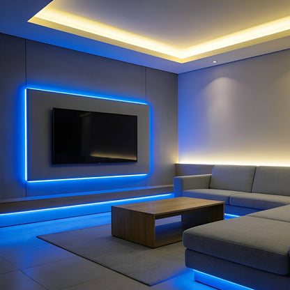 DIY Plug In Flexible LED Neon Strip Light Recessed Linear Lighting