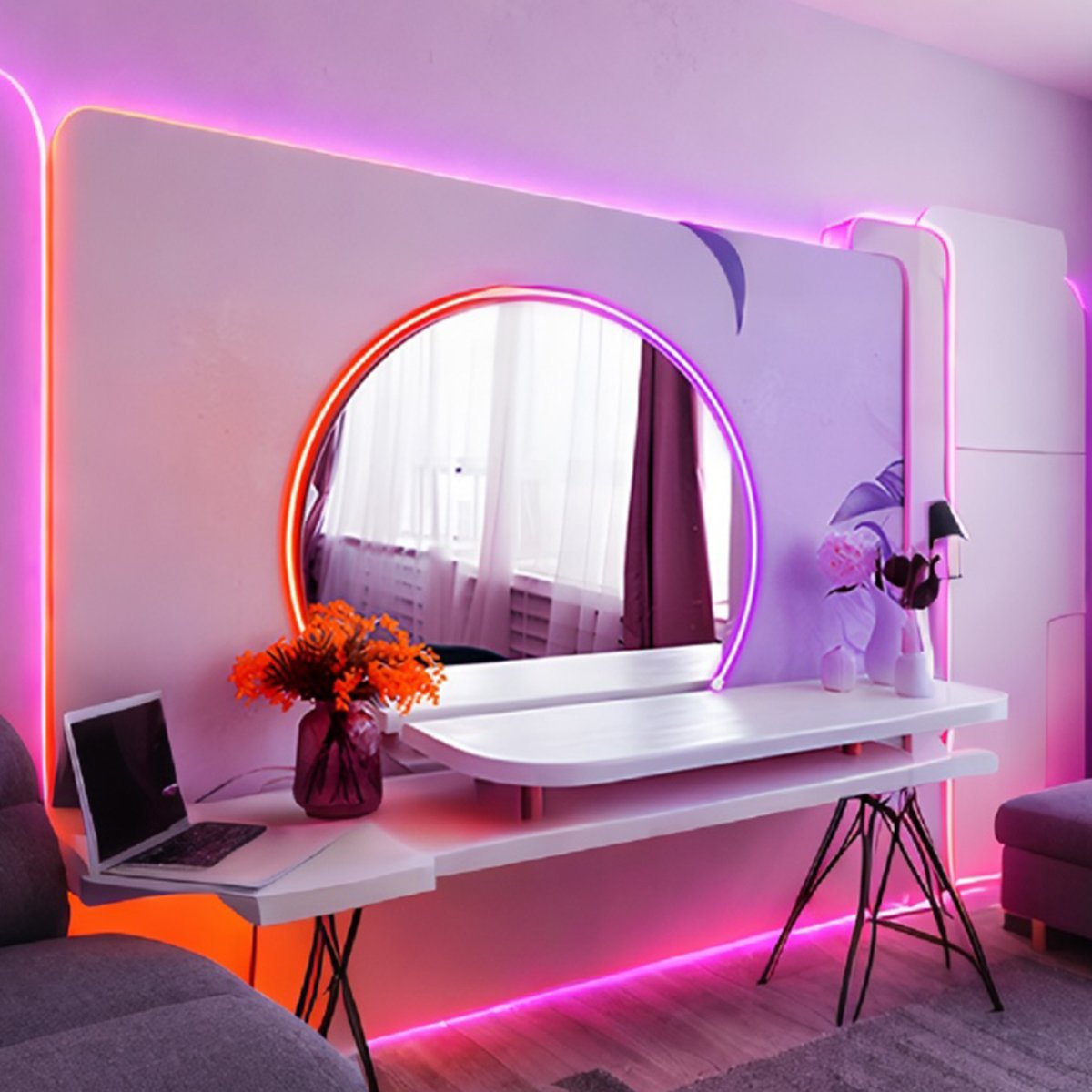 Waterproof DIY RGB Smart Atmosphere Neon LED Strip Light