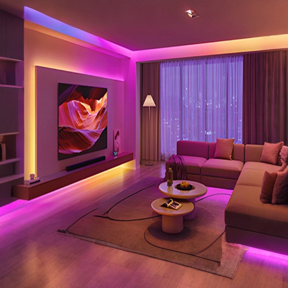 Waterproof DIY RGB Smart Atmosphere Neon LED Strip Light