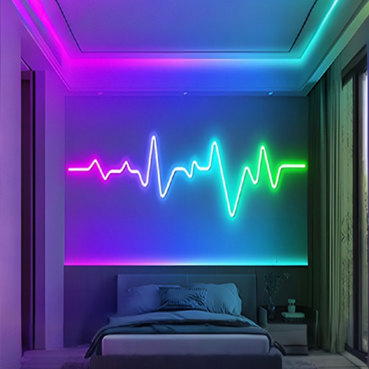 Waterproof DIY RGB Smart Atmosphere Neon LED Strip Light