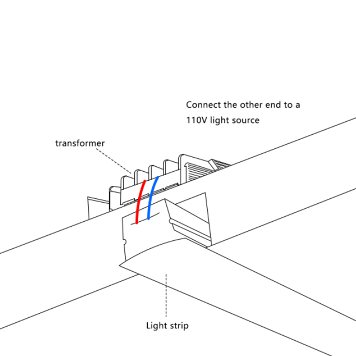 DIY Waterproof Recessed Flexible LED Strip Stair Lights Outdoor Linear Light DC24V