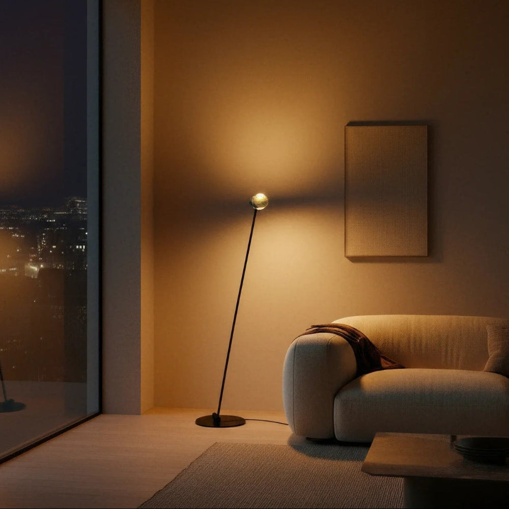 Modern Adjustable Dual-Head Arch Floor Lamp