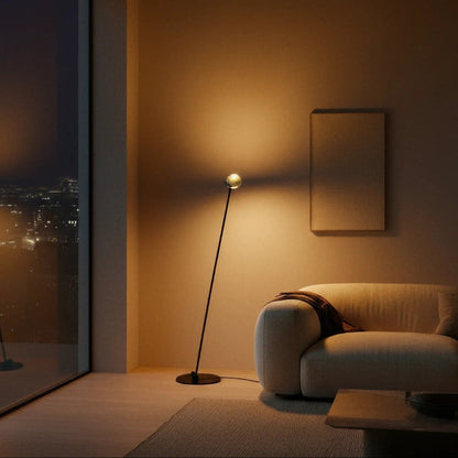 Modern Adjustable Dual-Head Arch Floor Lamp