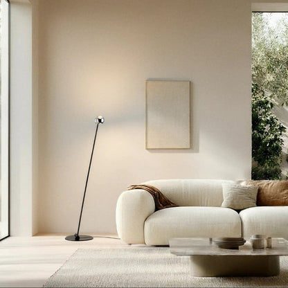 Modern Adjustable Dual-Head Arch Floor Lamp