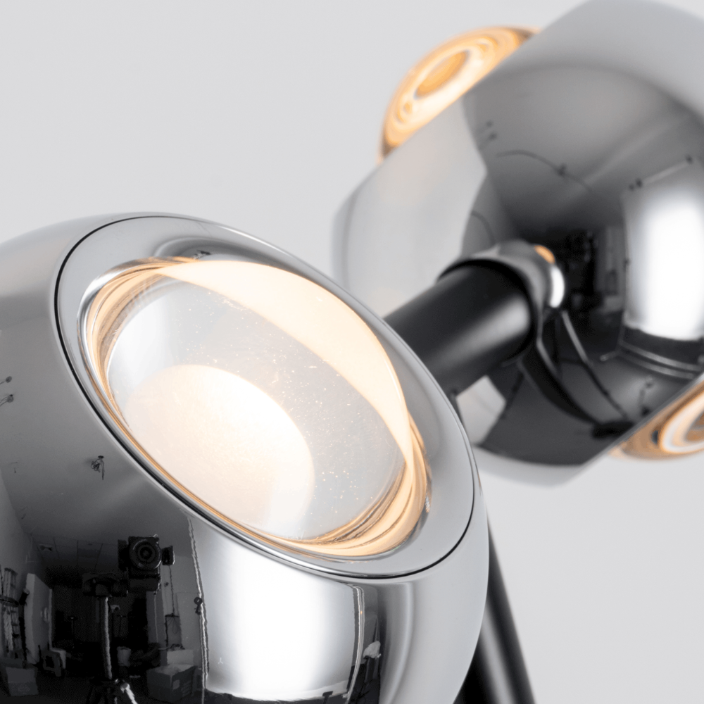 Modern Adjustable Dual-Head Arch Floor Lamp
