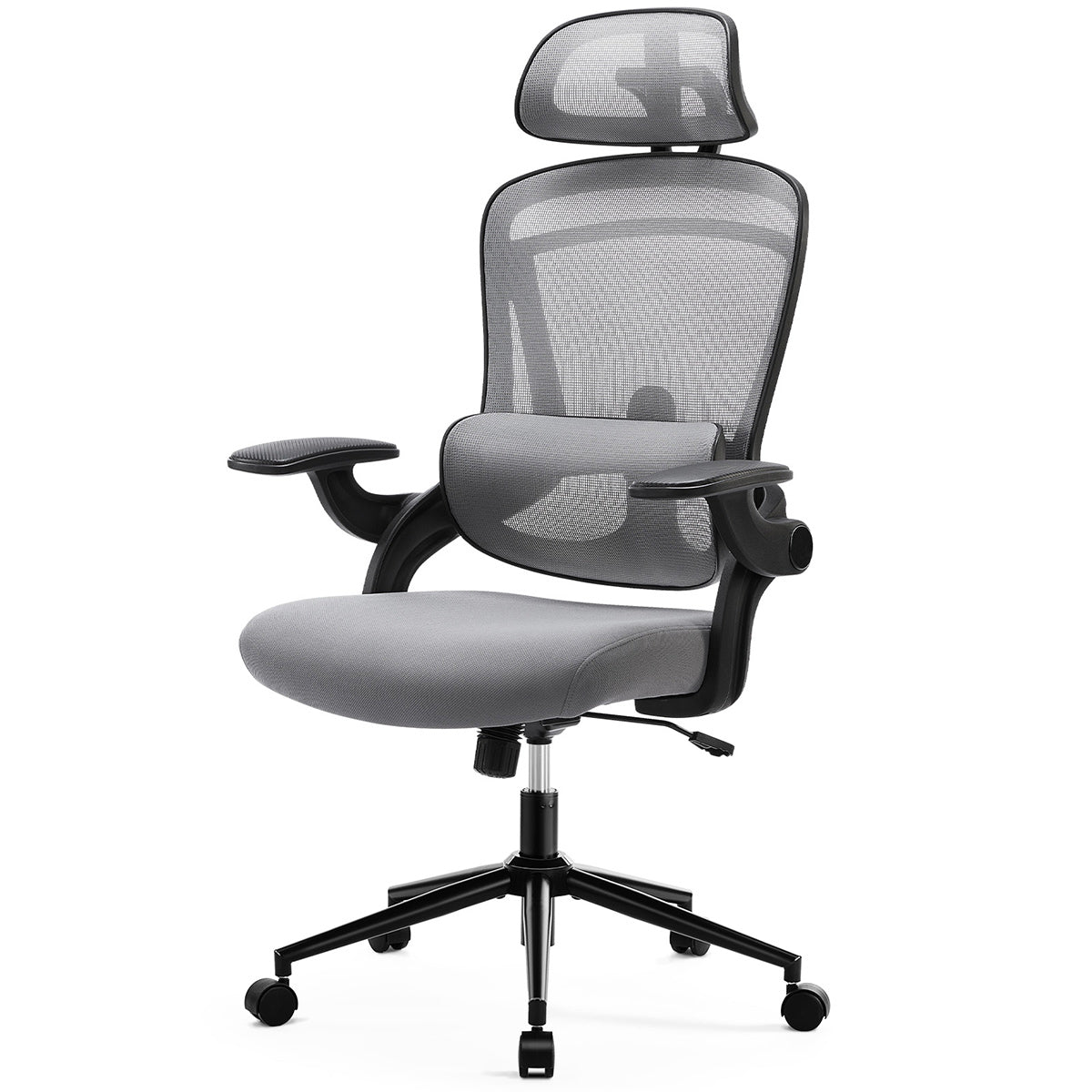 Ergonomic Office Chair Desk Chair Mesh Headrest&Lumbar Support Computer Chair