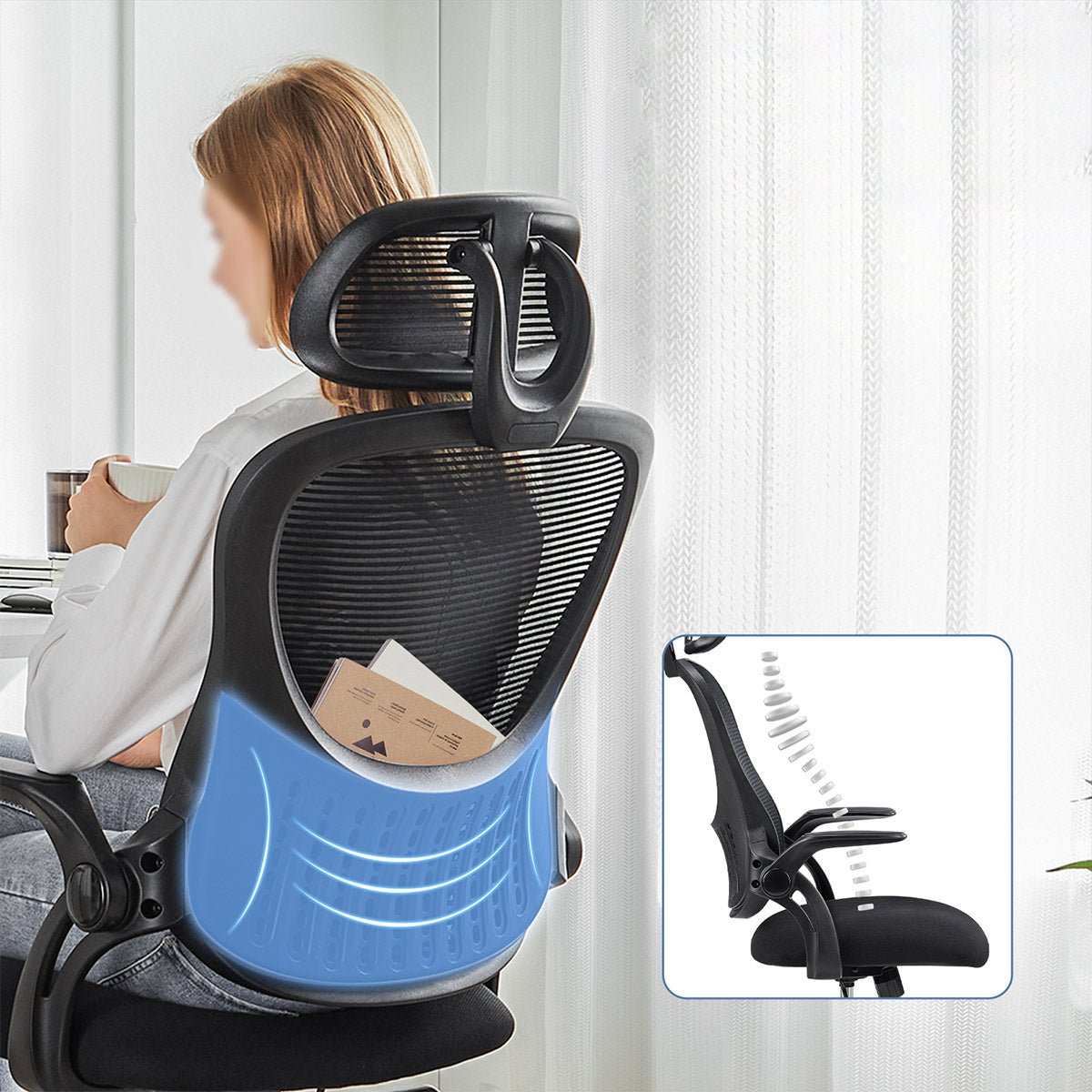 Ergonomic Swivel Mesh Office Computer Desk Chair