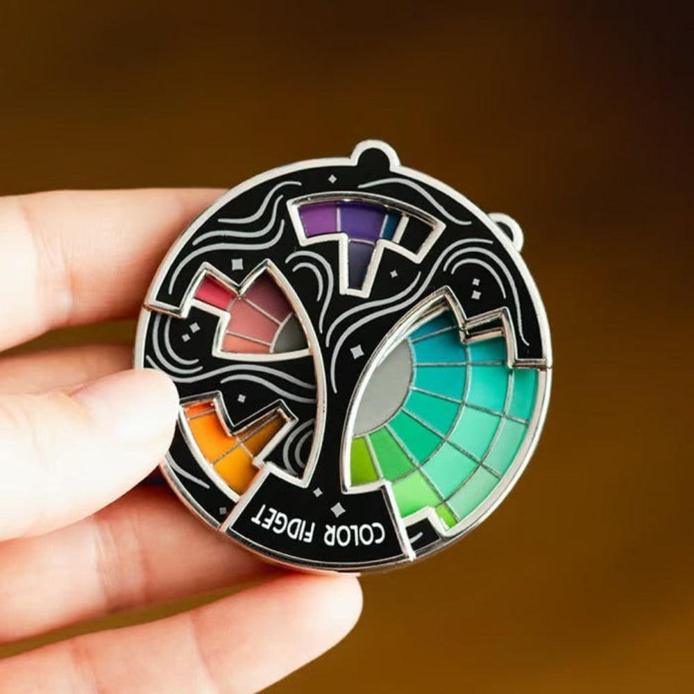 Creative Color Theory Fidget Pin Toy