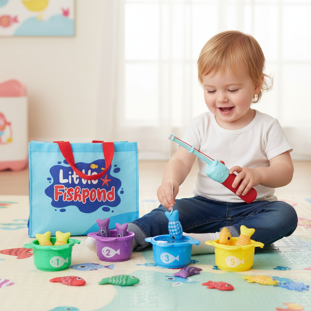 Interactive Magnetic Fishing Playset