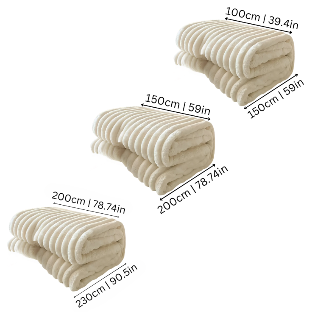 Soft Warm Plush Sofa Throw Blanket