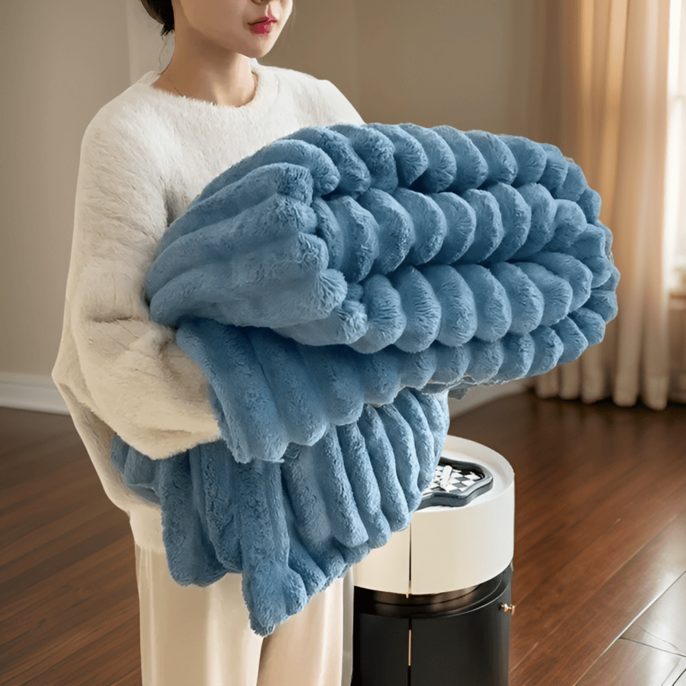 Cozy Plush Fleece Throw Blanket