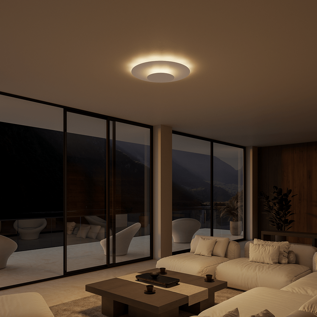 Modern Slim LED Flush Mount Ceiling Light