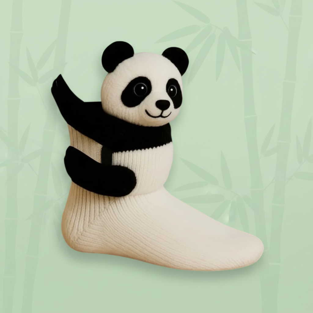 Novelty Animal-Print Knit Socks