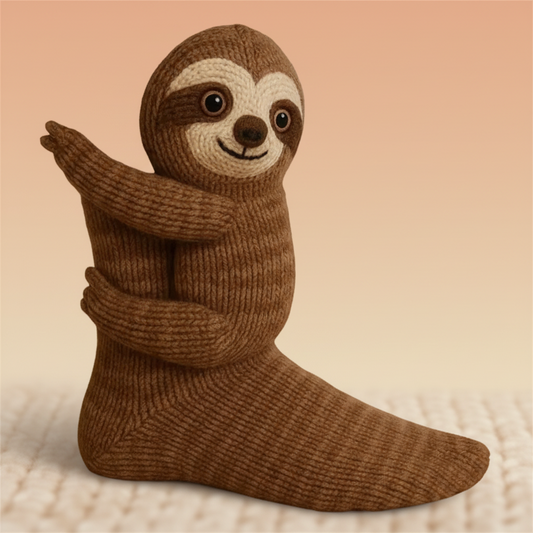 Novelty Animal-Print Knit Socks