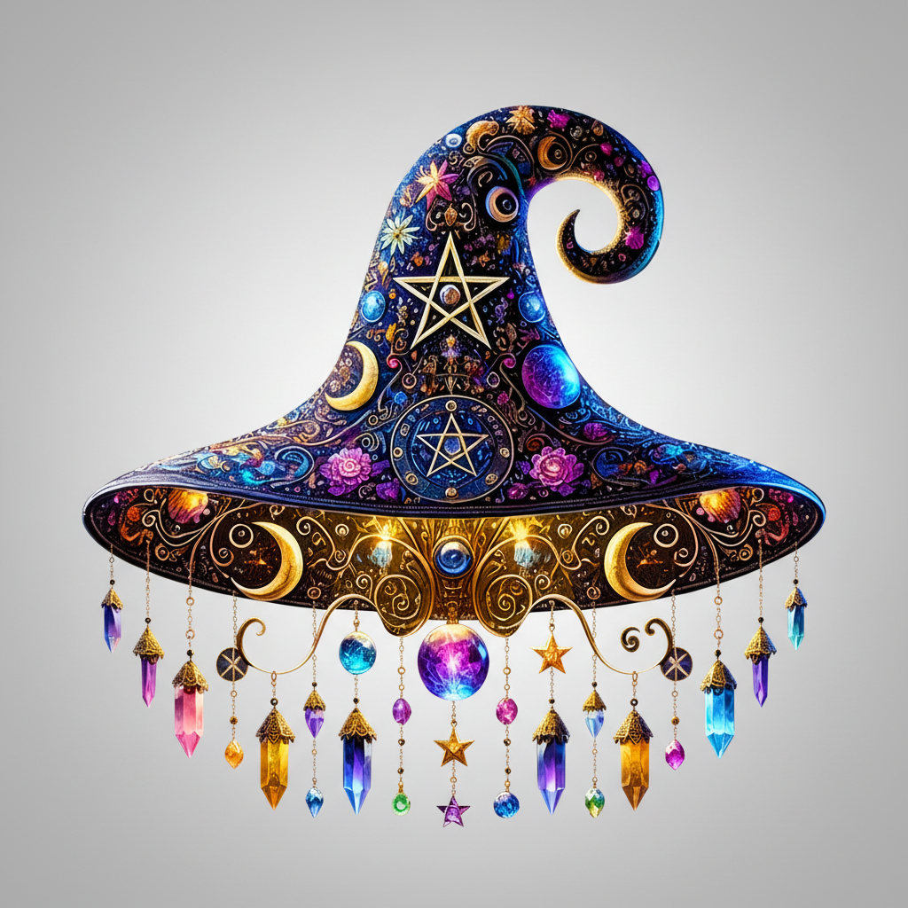 Halloween Witch Hat Decor Accent
