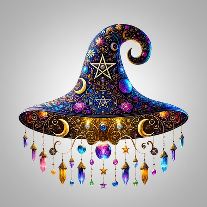 Halloween Witch Hat Decor Accent