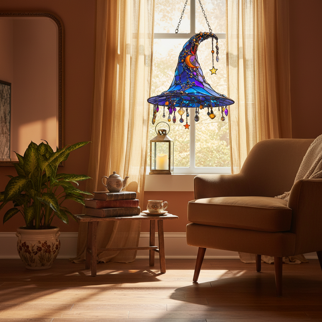 Halloween Witch Hat Decor Accent