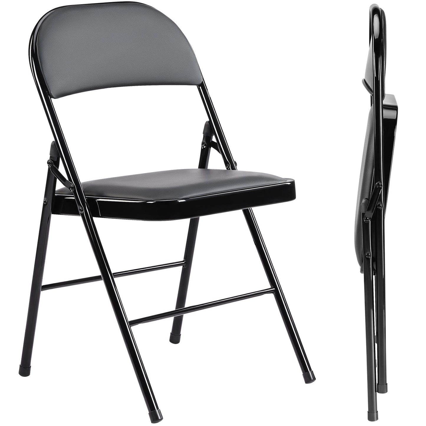 Heavy Duty Folding Chair – Padded Seat, 350 lb, Lightweight