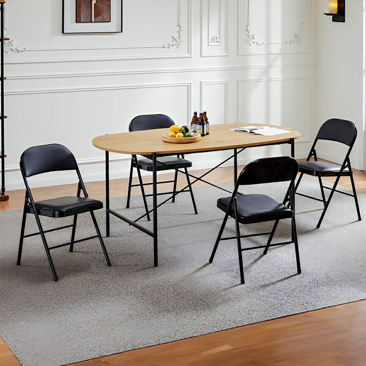 Heavy Duty Folding Chair – Padded Seat, 350 lb, Lightweight