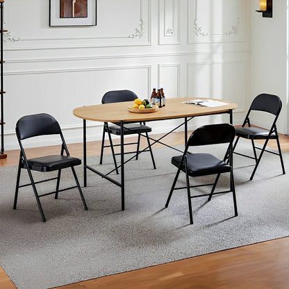 Heavy Duty Folding Chair – Padded Seat, 350 lb, Lightweight