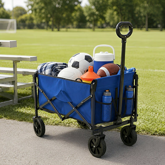 Heavy Duty Folding Utility Wagon Cart Outdoor Trolley